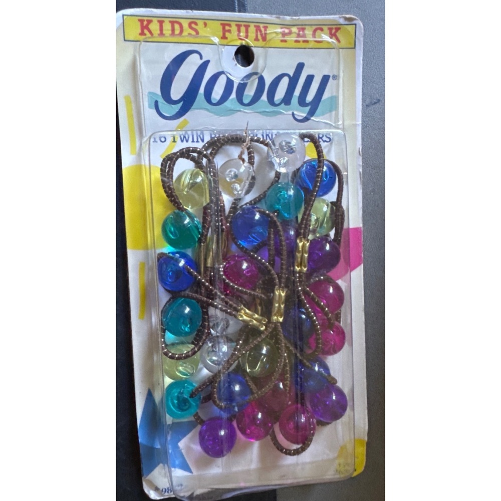 Vtg Goody Twin Ponytailers Kids Fun Pack # 9889 1989 Open Package